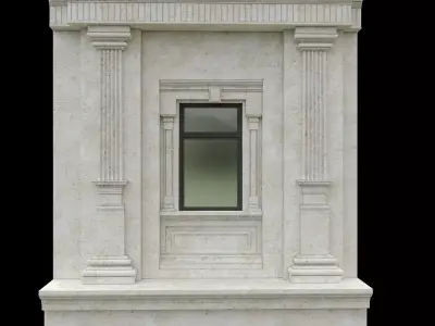 Classic Architecture Window 4 3D model