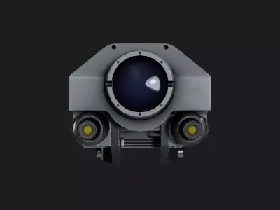 SCI-FI Military Sight Game Ready Low-poly 3D model