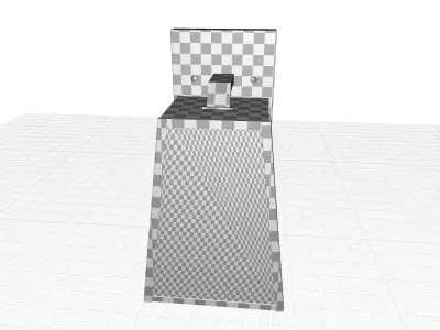 Mcdonough Beveled Glass Outdoor Wall Lantern 3D model