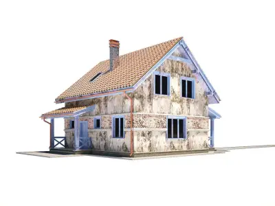 Abandoned house 3D model