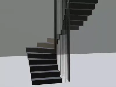 Stairs spiral staircase Free 3D model purchase