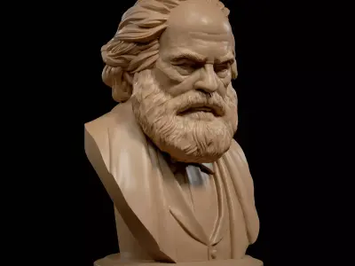 Karl Marx Bust  3D print model