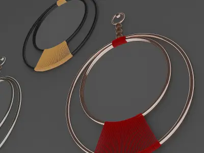 Dreamy Mirror And Memo Clock  3D Model Pack