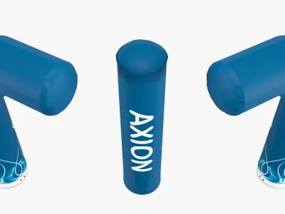 Zip-Off 1000-96 inflatable arch Axion 3D model