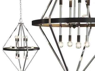 Tux Foyer Chandelier Low-poly 3D model