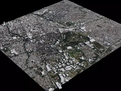 Cordoba - Argentina 3D model