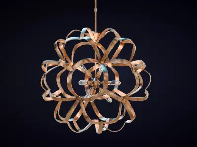 Sappho Orb Chandelier 3D model