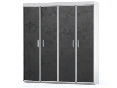 Elio Modern Wardrobe VR3  3D model