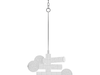 Dion Pendant Light by Regina Andrew Detroit 3D model