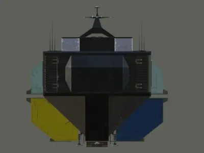 Plaustrum-class Medium Container Ferighter 3D model