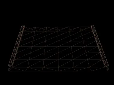 Park Road Low Poly Game Ready  Low-poly 3D model