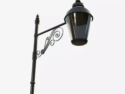 Streetlight - Street Lamp Low-poly 3D model