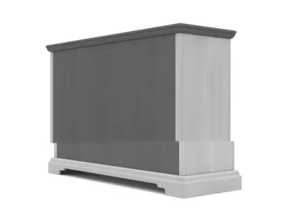 tv stand Low-poly 3D model