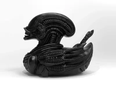 Alien Duck 3D print model