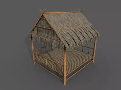 Thatch Hut 3D model