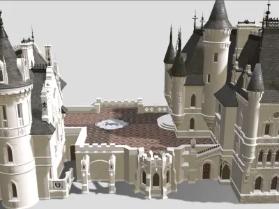 Garibaldi Castle 3D model