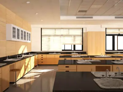 Laboratory Classroom 3D model