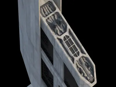  Futuristic Building 105 