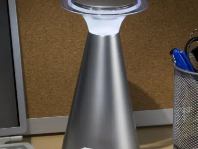 Fulcrum Grey Portable Table Lamp Free 3D model