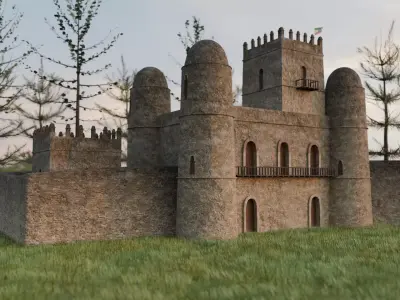 Fasil Ghebbi 3D model