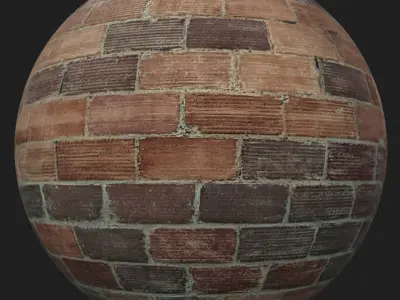 Brick Material Pack Low-poly 3D model