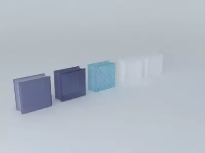 Glass block Free 3D model