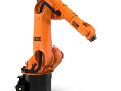  Kuka Robot KR 30-3 Rigged for C4D 