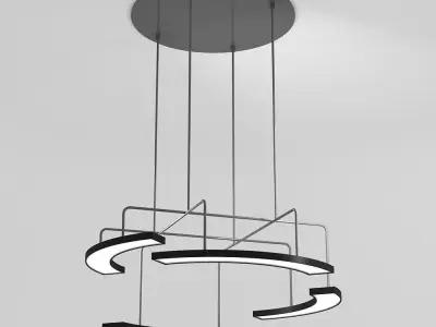 Pie Lamp Pendant Light 3D model