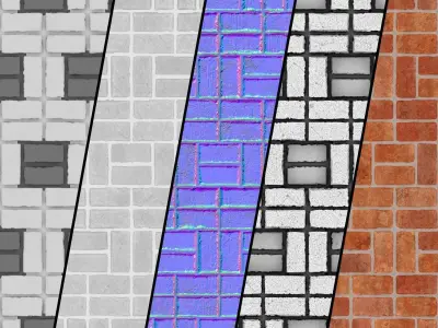 Netted Brick Vol01 Texture