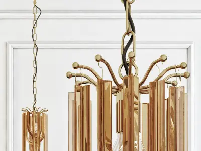 Hanging lamp pipe 3D model