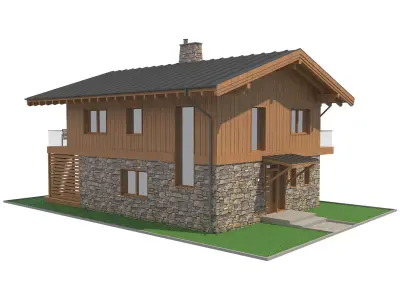 Chalet House 7 3D model