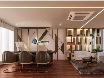 MD cabin - office - interior - office space  3D model