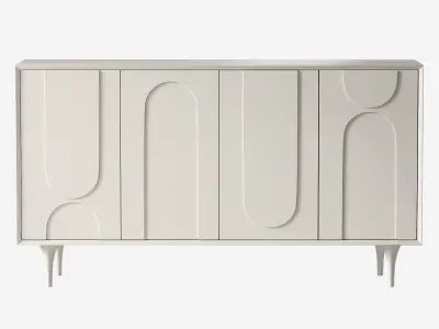 Contemporary Sideboard Cabinet 3D model