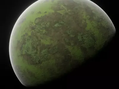 Planet Space Ready to game  Low-poly 3D model get