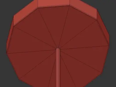 lens pendant 3D model