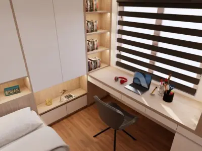 Bedroom Interior Model  Free 3D model