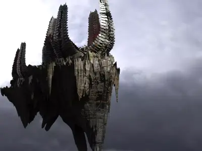 Floating Drake Rocks 2 3D model
