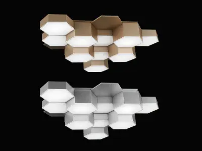 75012x Favo Lightstar Ceiling Lamp 3D model