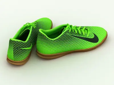 Green Nike Sneakers 3D model