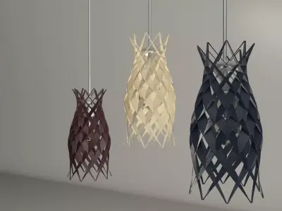 Shade Lamp Low-poly 3D model
