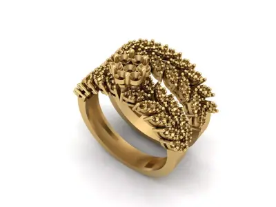 Jewelry ring 166 3D print model