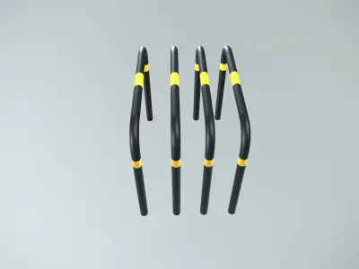Cycle stand Low-poly 3D model