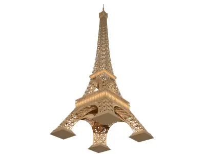 Eiffel Tower France 3D model 3D model