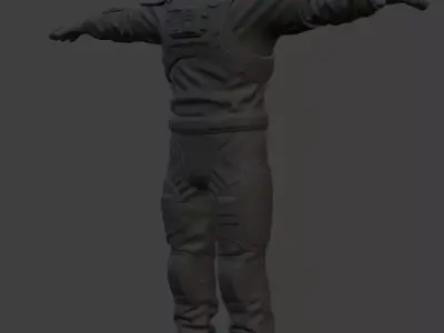 Astronaut Spacesuit 3D Model 3D model