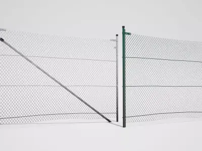 Modular Fence Pack 3D model
