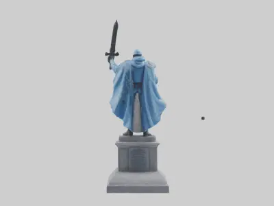 The Peacekeepers Duty statue model 3D model
