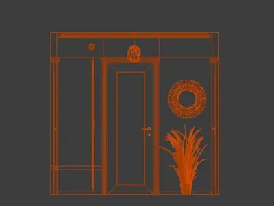 Small Hall Realistic 3D model