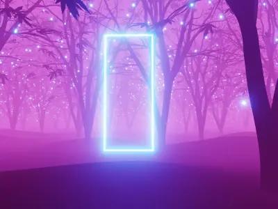 Stylized Forest Animation 3D model