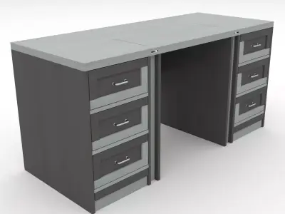 Office Table 3D model