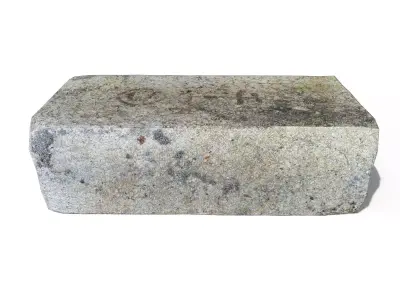 Fireclay Brick Low-poly 3D model